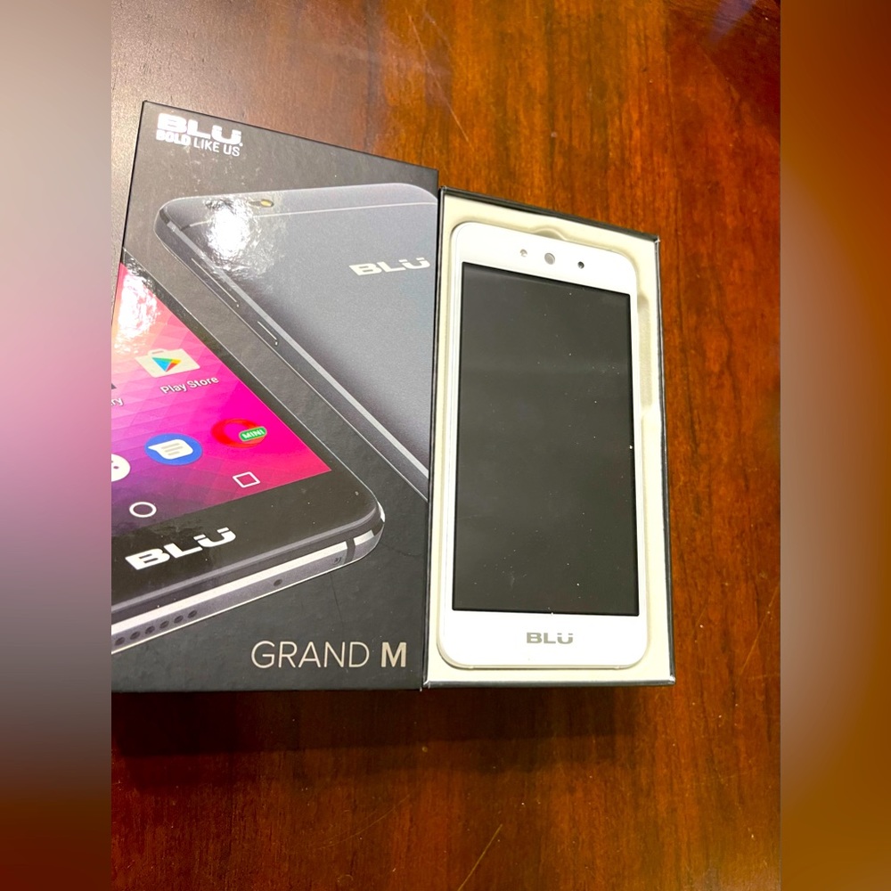 Smartphone, cellphone, gray brand new phone